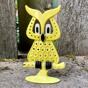 Vintage Owl Earring Stand